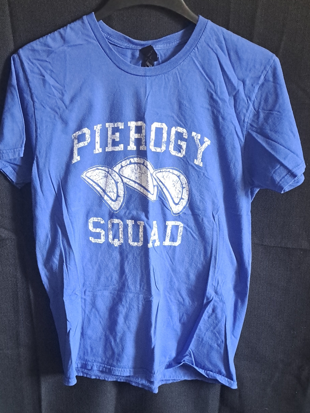 Hanes Royal Blue "Pierogy Squad" Graphic Tee-men's